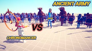 Chronomancer VS Zeus Army  Ancient Army Totally Accurate Battle Simulator TABS Gaming [upl. by Airat]