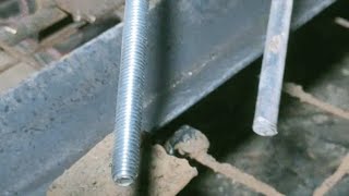 FULL THREADED ROD HOW TO WELD [upl. by Gereron]