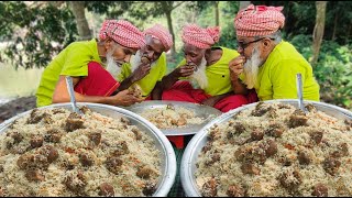 Kabuli Pulao  Afghani Beef Pulao Cooking by Grandpa  Biriyani for Old Age Special People [upl. by Dru720]