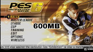 Pes 6 para android ppsspp [upl. by Amarillas]