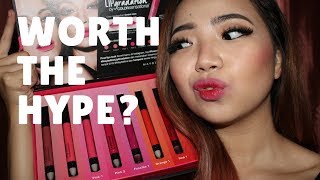 MAYBELLINE LIP GRADATION FULL SWATCHES amp REVIEW BAHASA INDONESIA Dheaudrey [upl. by Adamsun773]