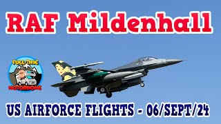 RAF MILDENHALL  AIRCRAFT OPERATING SEPT 09 2024 [upl. by Daven50]