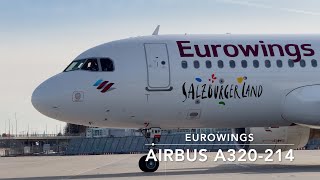 Eurowings I Salzburger Land I Airbus A320214 I DAEWP I 4K [upl. by Deck]