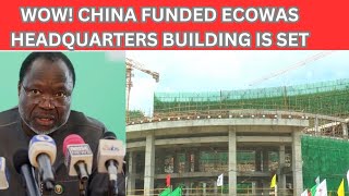 ECOWAS Conclusion Ceremony Of China Funded Ecowas Headquarters Building in Abuja Nigeria africa [upl. by Aimac]