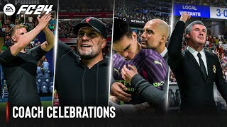 EA SPORTS FC 24  Coach Celebrations [upl. by Letnuhs]