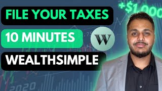 Wealthsimple tax 2024 HOW TO file tax return ONLINE free step by step  Canadian Tax RRSP [upl. by Birdie]