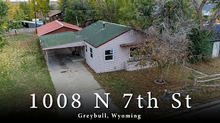 1008 N 7th St Home for Sale GreybullWY [upl. by Belshin]