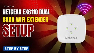 NETGEAR EX6110 Dual Band WiFi Extender Setup [upl. by Ainoet273]