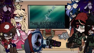 My Ocs  Mario amp Princess Peach React To quotThalassophobia With Lyricsquot FnF Sonic [upl. by Hamaso]