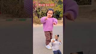 Sara Duniya Gol Gol dance babyviral youtubeshorts shorts aapkidishu cutetriending world [upl. by Eirameinna]