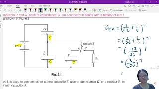 192c ON17 P41 Q6 Maze of Capacitors  A2 Capacitance  Cambridge A Level Physics [upl. by Eirtemed]