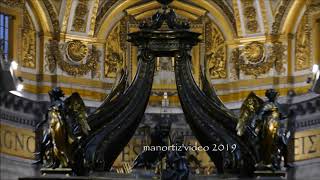 Il Baldacchino di san Pietro St Peters Baldachin manortiz [upl. by Eylrac]