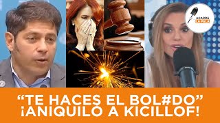 KICILLOF QUISO DEFENDER A LA CONDENADA KRETINA Y GUADA VÁZQUEZ LO ANIQUILÓ “¡TE HACES EL BOLDO [upl. by Noami901]