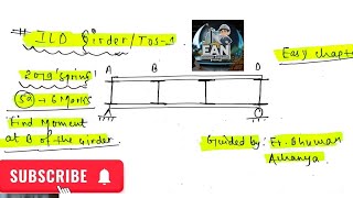 ILD girder concept  share force and bending moment at B panel ILD girder [upl. by Afas]