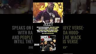 Jeezy Speaks On Dem Boyz Verse And People Calling Wack Intill They Heard His Verse [upl. by Sutniuq839]