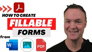 How to Convert Forms to Fillable PDFs with Adobe Acrobat Pro [upl. by Maighdlin]