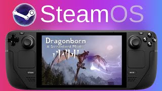 Dragonborn Skyrim AE Modlist 600 Mods  Steam Deck  Steam OS [upl. by Hsirrap]