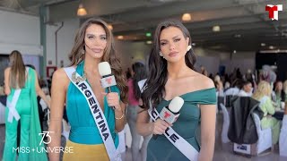 Miss Argentina y Miss Chile Fashion Donts  Telemundo Entretenimiento [upl. by Tnomad]