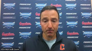 Chris Antonetti on Guardians 1 pick [upl. by Aplihs]