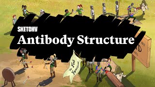 Understanding Antibody Structure An Immune Defense Guide Part 1  Sketchy Medical  USMLE Step 1 [upl. by Nina]