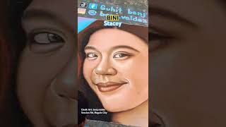 BINI Stacey Chalk Art ❤️🫰 biniph binipantropiko binistacey [upl. by Dincolo]