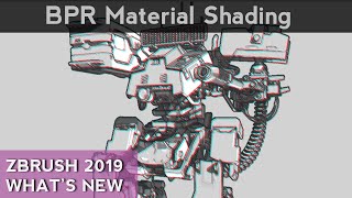 016 ZBrush BPR Filter Saturation and Material Shading [upl. by Orimisac263]