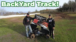 Running The Outlaw Kart On The BackYard Track [upl. by Uphemia]