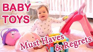 Baby Toys Must Haves and Regrets  06 Months  Vtech Fisher Price amp Baby Einstein [upl. by Pollitt126]