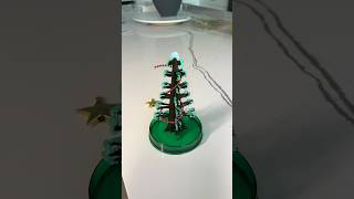 Growing a crystal Christmas tree Amazing results holidaydiy holidaywithyoutube [upl. by Nuhsed]