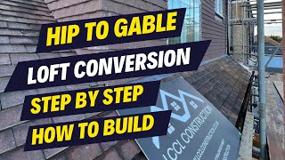 Hip To Gable Loft Conversion Step by Step [upl. by Meesak]