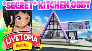 SECRET KITCHEN OBBY NEW MANSION in LIVETOPIA Roleplay roblox [upl. by Ruprecht326]