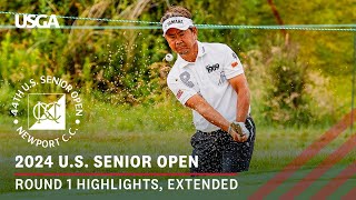 2024 US Senior Open Highlights Round 1 Extended Action from Newport Country Club [upl. by Arikihs]