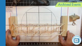 2023 Science Olympiad Bridge Div C Template Construction amp Test [upl. by Stepha]