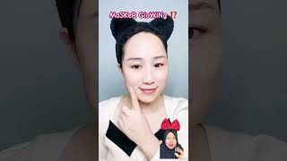 MaSKeR GloWiNg ⁉️ skincare secretbeautytips makeup beauty koreanmask shortvideo shorts [upl. by Gunter]