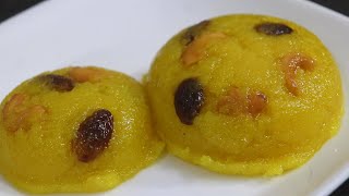 கல்யாண வீட்டு கேசரி மிருதுவாக இப்படி செஞ்சு அசத்துங்க  Kalyana Kesari Recipe  Sweet Recipes Tamil [upl. by Gilpin]