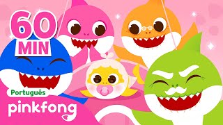 TV Ser Criança é 👶   Completo  Pinkfong Bebê Tubarão Canções para Crianças [upl. by Levon]