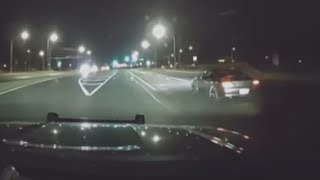 Video Driver tries to race BCSO deputy on Paseo Del Norte [upl. by Knorring584]