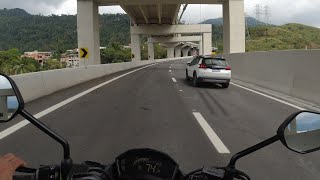 Inaugurando de moto o contorno sul da rodovia dos tamoios sentido Caraguatatuba  Sp [upl. by Nali898]