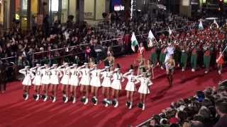 Porterville HS Panther Band  2013 Hollywood Christmas Parade [upl. by Olmsted]