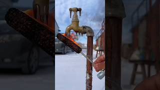 How to melt frozen taps in cold countries shortsvideo [upl. by Ulphi]