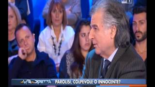 Michele Giuttari on RAI1  Amanda Knox and Parolisi part1 [upl. by Ahcsropal]