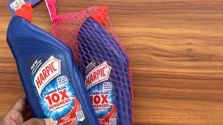 Review Harpic toilet cleaner Best toilet cleaner in India 🔥🔥🔥 [upl. by Amles]