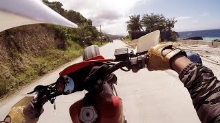 VIRTUAL MOTORCYCLE RIDE  on my 1983 Honda XL600R going down to Santander Cebu [upl. by Aneele696]