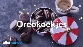 Oreokoekjes zelf bakken  Recept  Allerhande [upl. by Adnalro]