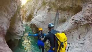 Canyoning SIERRA DE GUARA 2016  PEONERA [upl. by Anolla547]