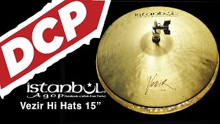 Istanbul Agop Vezir Hi Hat Cymbals 15quot 1175 1350 grams [upl. by Koval]