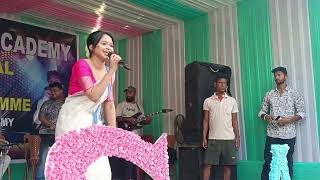 Bidisha Devi at Goreswar Science Academy  7th Freshmen Social Day [upl. by Llevol692]