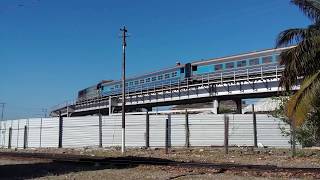 Ferrocarriles de Cuba HDefinic Tren en elevado Habana [upl. by Durtschi]