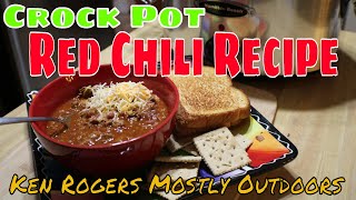 Red chili  Slow Cooker Recipe [upl. by Jaala511]