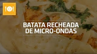 Batata Recheada de Microondas  Shoptime [upl. by Nami858]